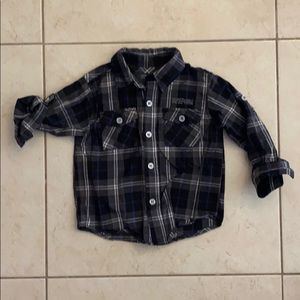 Boys long sleeve button down shirt